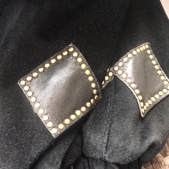 1980s diCapra genuine suede long dressy coat - Picture 11 of 16